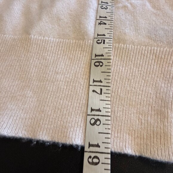 J.Crew Cashmere Short-Sleeve Sweater - Size Small - Cream Ivory - Picture 9 of 9